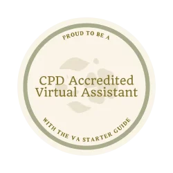CPD Accredited Virtual Assistant